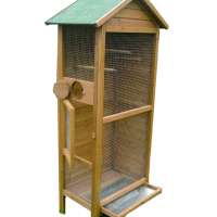 Outdoor Aviary  Parrot Cockatoo Macaw Vertical Play House wooden bird Pigeon Breeding Cage