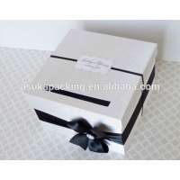 Custom Luxury wedding card box manufacturer wedding gift paper box