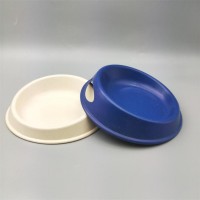 Eco-friendly Bamboo Fiber Pet Dog Feeding Food Bowls Puppy Eating Feeder Water Drinking Dish Bowl