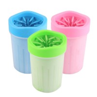 Eco Foot Brush Grooming Tool Washing Cup Soft Silicone Combs Portable out Cat Pet Mud Paw Cleaner Dog