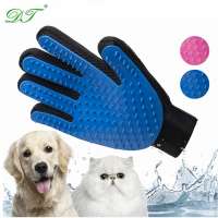 2020 New Amazon Pet Grooming Massage Tools Silicone Hair Remover Dog Glove Brush