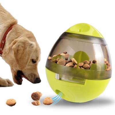 Playful plastic dog food ball dog tumbler toy