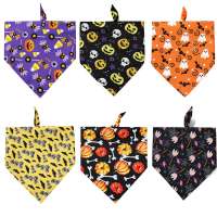 Halloween fashion pet clothing accessories triangle neck scarf saliva pet towel