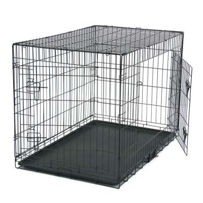 Folding metal dog kennel dog crate wholesale