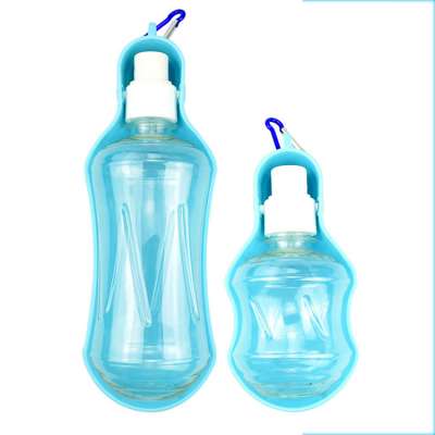 Plastic dog easy carry travel water bottle