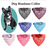 Dog Bandana Cute Adjustable Collar Puppy Pet Neck Scarf Tie